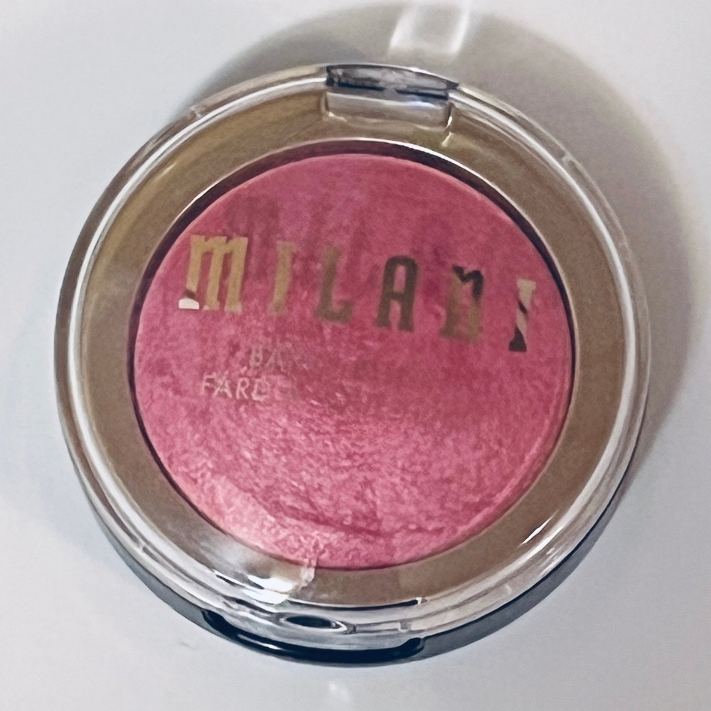 Milani Baked Blush Powder 0.12oz 01 Dolce Pink Shimmer Radiant Finish